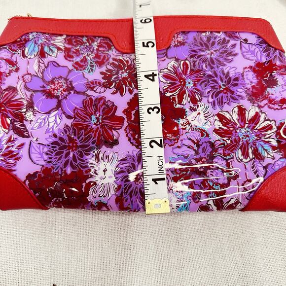 Lilly Pulitzer Printed IN THE WILD FLOWERS ZIP POUCH‎ Cosmetic Travel GWP NWOT - Picture 7 of 8